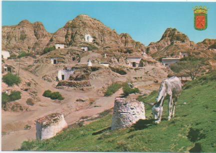 Postal E00563: Cuevas, Purullena