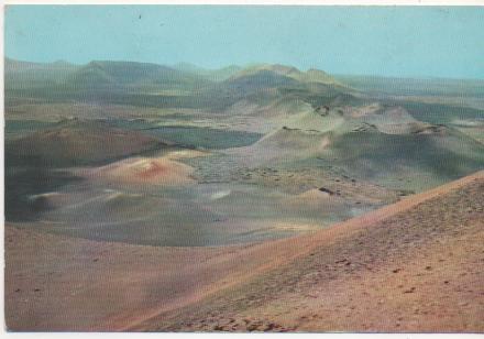 Postal E00575: Montañas del Fuego, Lanzarote
