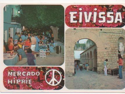 Postal E00641: Mercado Hippie, Ibiza
