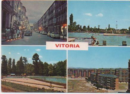 Postal E00646: imágenes de Vitoria