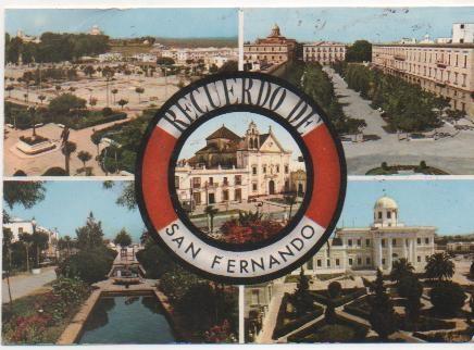 Postal E00651: Imágenes San nFernando, Cádiz
