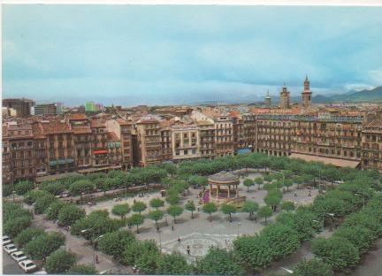 Postal E00934: Plaza del Castillo, Pamplona
