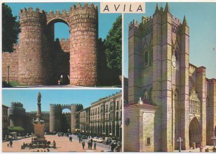 Postal E00894: Vistas de Ávila