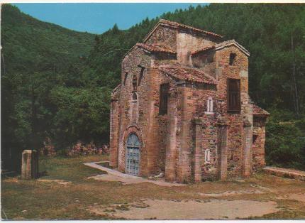 Postal E00900: Iglesia de San Miguel de Lillo, Oviedo