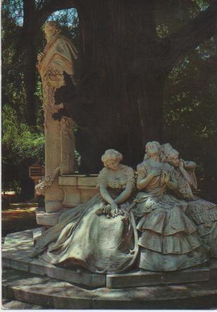 Postal E00909: Parque Maria Luisa, Sevilla