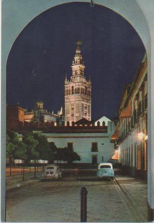 Postal E00911: la Giralda, Sevilla