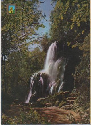 Postal E00976: Cascada Trinidad, Monasterio de Piedra, Zaragoza
