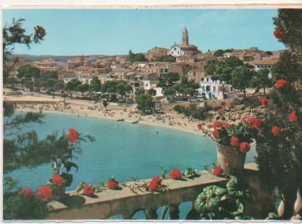 Postal E00985: Playa Manacor, Mallorca