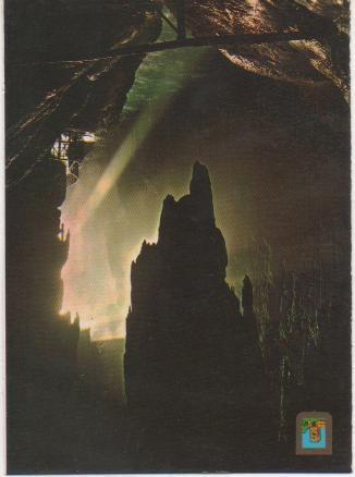 Postal E00974: Gruta de Iris, Monasterio de Piedra, Zaragoza