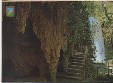 Postal E00973: Gruta del Artista, Monasterio de Piedra, Zaragoza