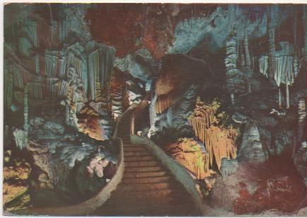 Postal E00824: Cuevas de Campanet, Mallorca 