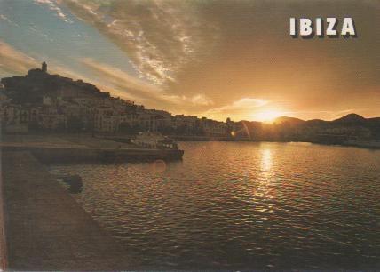 Postal E00784: Puesta de Sol, Ibiza