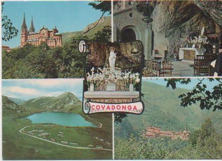 Postal E00869: Imágenes de Covadonga