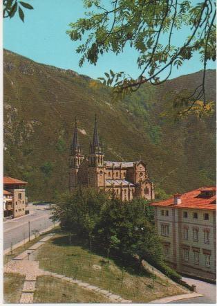 Postal E00862: La Basilica, Covadonga