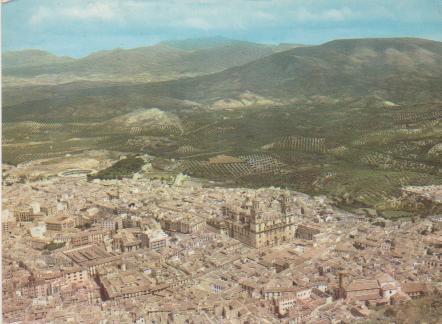 Postal E00874 Vista de Jaén