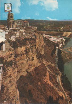 Postal E00876: Vista Arcos de la Frontera, Cádiz