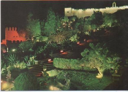 Postal E00880: Jardines de la Alcazaba, Almeria