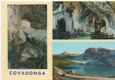 Postal E00881: Vistas de Covadonga