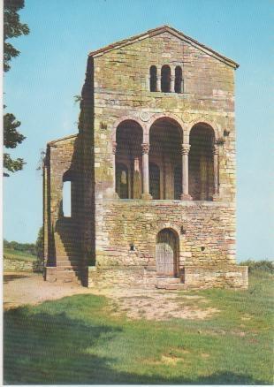 Postal E00884: Iglesia de San ta María e Naranco, Oviedo