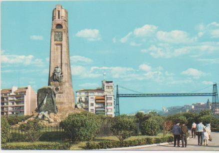 Postal E00885: Monumento a Evaristo Churruca,, Las Arenas,