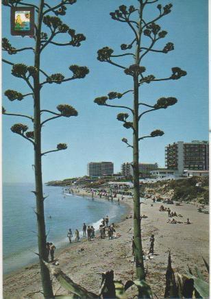 Postal E00859:Playa fuente de la Salud, Torremolinos