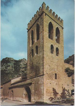 Postal E00836: Iglesia Vila Franche de Conflent, Francia