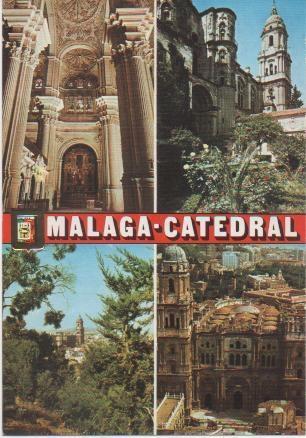 Postal E00850: La Catedral, Malaga