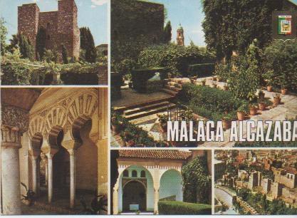 Postal E00853: Vistas de Málaga