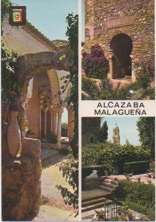 Postal E00856: Alcazaba Malagueña