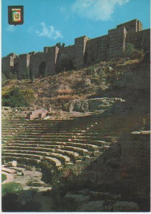 Postal E00857: Anfiteatro Romano, Malaga