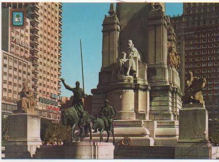 Postal E00549: Plaza España, Madrid