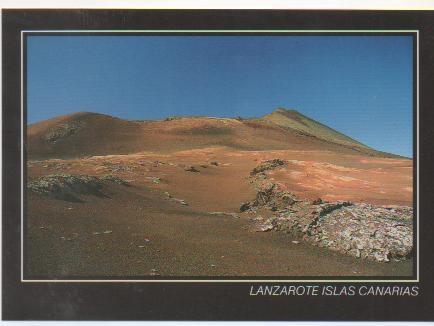 Postal E00246: Montañas del Fuego, Lanzarote
