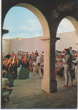 Postal E00253: Bailes tipicos, Ibiza