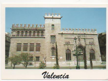 Postal E00261: La Lonja, Valencia