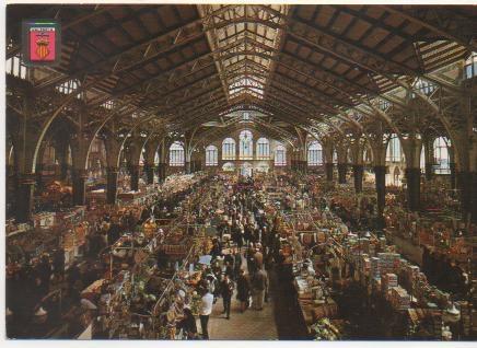 Postal E00216: Mercado Central Valencia