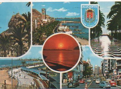Postal E00225: Imágenes de Alicante