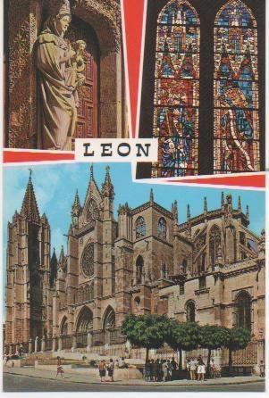 Postal E00299: Imágenes de León