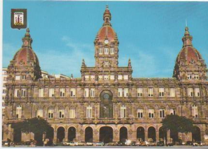 Postal E00304: Palacio Municipal, La Coruña