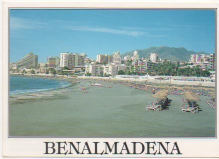 Postal E00310: Playa de Benalmadena