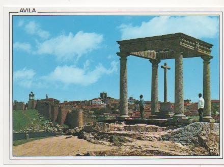 Postal E00313: Los Cuatro Postes, Avila