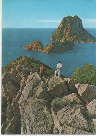 Postal E00284: islote Vedrá,Ibiza