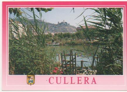 Postal E00293: Rio y Castillo, Cullera, Valencia