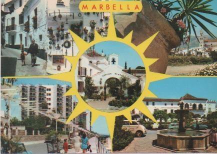 Postal E00144: Imágenes de Marbella