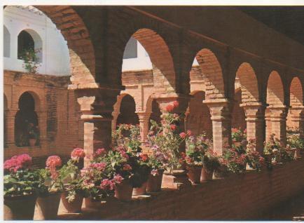Postal E00152: Patio Andujar La Rabida, Huelva