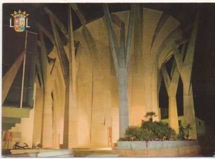 Postal E00154: Templo parroquialJavea, Alicante