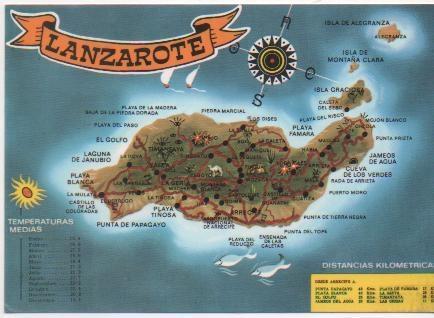 Postal E00109: Isla de Lanzarote