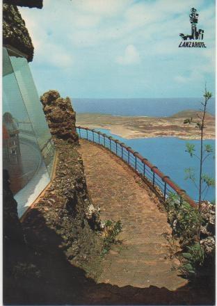 Postal E00115: Miradordel Rio, La Graciosa Lanzarote