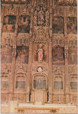 Postal E00119:Retablo siglo XVI Marchena