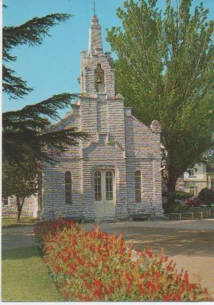 Postal E00121: Capilla, isla de la Toja