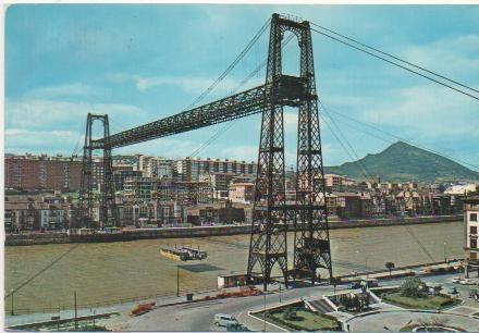 Postal E00123: Puente rio Nervión, Bilbao